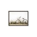 Picture of Leaning Bike  _GroupedProduct_Rectangle_Landscape_Photography _GroupedProduct_Rectangle_Landscape_Canvas_Framed_