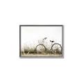 Picture of Leaning Bike  _GroupedProduct_Rectangle_Landscape_Photography _GroupedProduct_Rectangle_Landscape_Canvas_Framed_