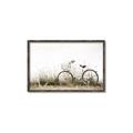 Picture of Leaning Bike  _GroupedProduct_Rectangle_Landscape_Photography _GroupedProduct_Rectangle_Landscape_Canvas_Framed_