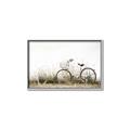 Picture of Leaning Bike  _GroupedProduct_Rectangle_Landscape_Photography _GroupedProduct_Rectangle_Landscape_Canvas_Framed_
