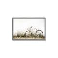 Picture of Leaning Bike  _GroupedProduct_Rectangle_Landscape_Photography _GroupedProduct_Rectangle_Landscape_Canvas_Framed_
