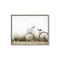 Picture of Leaning Bike  _GroupedProduct_Rectangle_Landscape_Photography _GroupedProduct_Rectangle_Landscape_Canvas_Framed_