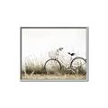 Picture of Leaning Bike  _GroupedProduct_Rectangle_Landscape_Photography _GroupedProduct_Rectangle_Landscape_Canvas_Framed_