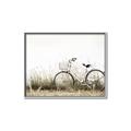 Picture of Leaning Bike  _GroupedProduct_Rectangle_Landscape_Photography _GroupedProduct_Rectangle_Landscape_Canvas_Framed_