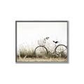 Picture of Leaning Bike  _GroupedProduct_Rectangle_Landscape_Photography _GroupedProduct_Rectangle_Landscape_Canvas_Framed_