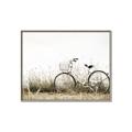 Picture of Leaning Bike  _GroupedProduct_Rectangle_Landscape_Photography _GroupedProduct_Rectangle_Landscape_Canvas_Framed_