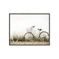 Picture of Leaning Bike  _GroupedProduct_Rectangle_Landscape_Photography _GroupedProduct_Rectangle_Landscape_Canvas_Framed_