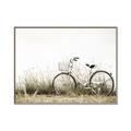 Picture of Leaning Bike  _GroupedProduct_Rectangle_Landscape_Photography _GroupedProduct_Rectangle_Landscape_Canvas_Framed_