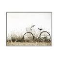Picture of Leaning Bike  _GroupedProduct_Rectangle_Landscape_Photography _GroupedProduct_Rectangle_Landscape_Canvas_Framed_