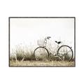 Picture of Leaning Bike  _GroupedProduct_Rectangle_Landscape_Photography _GroupedProduct_Rectangle_Landscape_Canvas_Framed_