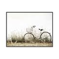Picture of Leaning Bike  _GroupedProduct_Rectangle_Landscape_Photography _GroupedProduct_Rectangle_Landscape_Canvas_Framed_