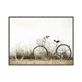 Picture of Leaning Bike  _GroupedProduct_Rectangle_Landscape_Photography _GroupedProduct_Rectangle_Landscape_Canvas_Framed_