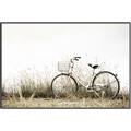 Picture of Leaning Bike  _GroupedProduct_Rectangle_Landscape_Photography _GroupedProduct_Rectangle_Landscape_Canvas_Framed_