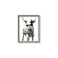 Picture of Ink Bull  _GroupedProduct_Rectangle_Portrait_Canvas_Framed_