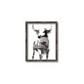 Picture of Ink Bull  _GroupedProduct_Rectangle_Portrait_Canvas_Framed_