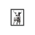 Picture of Ink Bull  _GroupedProduct_Rectangle_Portrait_Canvas_Framed_