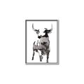 Picture of Ink Bull  _GroupedProduct_Rectangle_Portrait_Canvas_Framed_