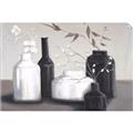 Picture of Black and White Botanical Vases _GroupedProduct_Rectangle_Landscape_Unframed_Print_Only_
