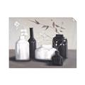 Picture of Black and White Botanical Vases _GroupedProduct_Rectangle_Landscape_Unframed_Print_Only_