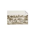 Picture of Horses Running in Water _GroupedProduct_Rectangle_Landscape_Photography _GroupedProduct_Rectangle_Landscape_Unframed_Print_Only_