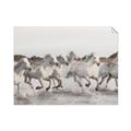 Picture of Horses Running in Water _GroupedProduct_Rectangle_Landscape_Photography _GroupedProduct_Rectangle_Landscape_Unframed_Print_Only_