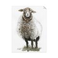 Picture of Watercolour Sheep  _GroupedProduct_Rectangle_Portrait_Unframed_Print_Only_