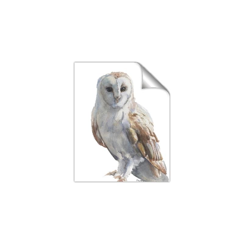 Picture of Watercolour Owl  _GroupedProduct_Rectangle_Portrait_Unframed_Print_Only_