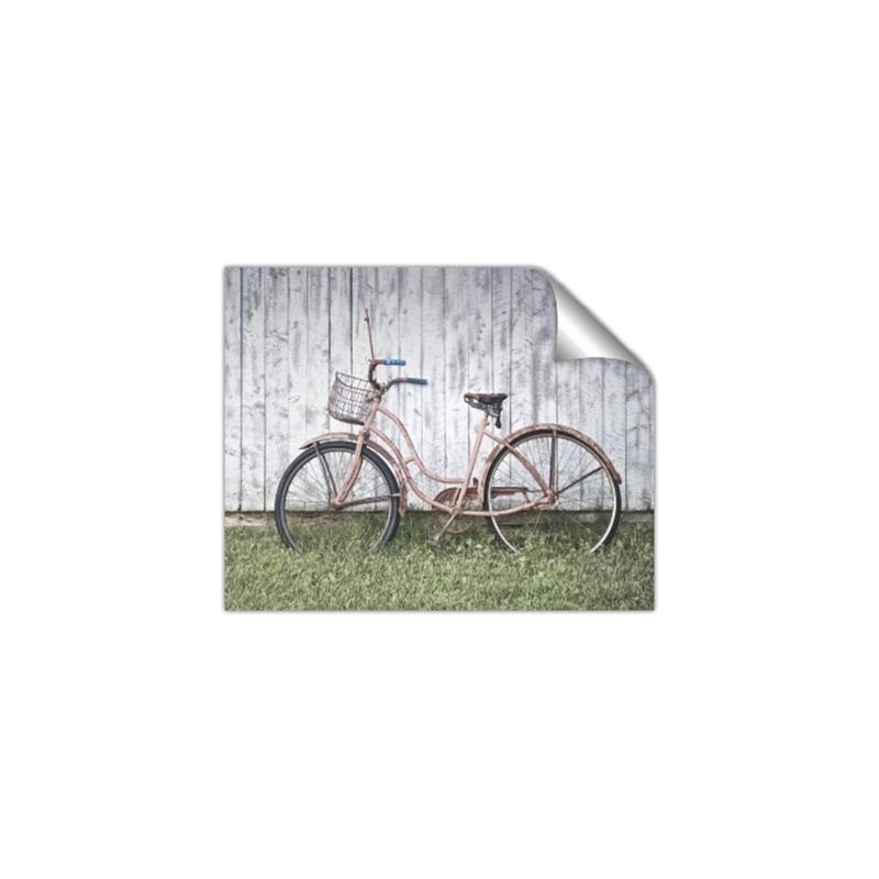 Picture of Pink bike _GroupedProduct_Rectangle_Landscape_Photography _GroupedProduct_Rectangle_Landscape_Unframed_Print_Only_