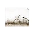 Picture of Leaning Bike  _GroupedProduct_Rectangle_Landscape_Photography _GroupedProduct_Rectangle_Landscape_Unframed_Print_Only_