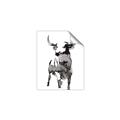 Picture of Ink Bull  _GroupedProduct_Rectangle_Portrait_Unframed_Print_Only_