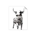 Picture of Ink Bull  _GroupedProduct_Rectangle_Portrait_Unframed_Print_Only_