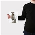 Picture of Watercolour Sheep  _GroupedProduct_Rectangle_Portrait_Canvas_