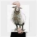 Picture of Watercolour Sheep  _GroupedProduct_Rectangle_Portrait_Canvas_