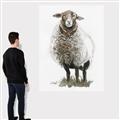 Picture of Watercolour Sheep  _GroupedProduct_Rectangle_Portrait_Canvas_