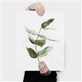 Picture of Green Leaves I  _GroupedProduct_Rectangle_Portrait_Canvas_