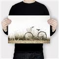 Picture of Leaning Bike  _GroupedProduct_Rectangle_Landscape_Photography _GroupedProduct_Rectangle_Landscape_Canvas_