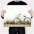 Picture of Leaning Bike  _GroupedProduct_Rectangle_Landscape_Photography _GroupedProduct_Rectangle_Landscape_Canvas_