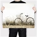 Picture of Leaning Bike  _GroupedProduct_Rectangle_Landscape_Photography _GroupedProduct_Rectangle_Landscape_Canvas_
