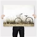Picture of Leaning Bike  _GroupedProduct_Rectangle_Landscape_Photography _GroupedProduct_Rectangle_Landscape_Canvas_