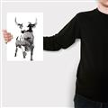 Picture of Ink Bull  _GroupedProduct_Rectangle_Portrait_Canvas_
