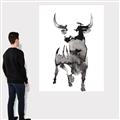 Picture of Ink Bull  _GroupedProduct_Rectangle_Portrait_Canvas_