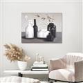 Picture of Black and White Botanical Vases _GroupedProduct_Rectangle_Landscape_Canvas_