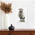Picture of Watercolour Sheep  _GroupedProduct_Rectangle_Portrait_Canvas_