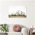 Picture of Leaning Bike  _GroupedProduct_Rectangle_Landscape_Photography _GroupedProduct_Rectangle_Landscape_Canvas_