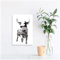 Picture of Ink Bull  _GroupedProduct_Rectangle_Portrait_Canvas_