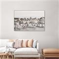 Picture of Horses Running in Water _GroupedProduct_Rectangle_Landscape_Photography _GroupedProduct_Rectangle_Landscape_Canvas_Framed_