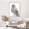 Picture of Watercolour Owl  _GroupedProduct_Rectangle_Portrait_Canvas_Framed_