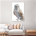 Picture of Watercolour Owl  _GroupedProduct_Rectangle_Portrait_Canvas_Framed_