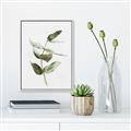Picture of Green Leaves I  _GroupedProduct_Rectangle_Portrait_Canvas_Framed_