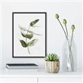 Picture of Green Leaves I  _GroupedProduct_Rectangle_Portrait_Canvas_Framed_